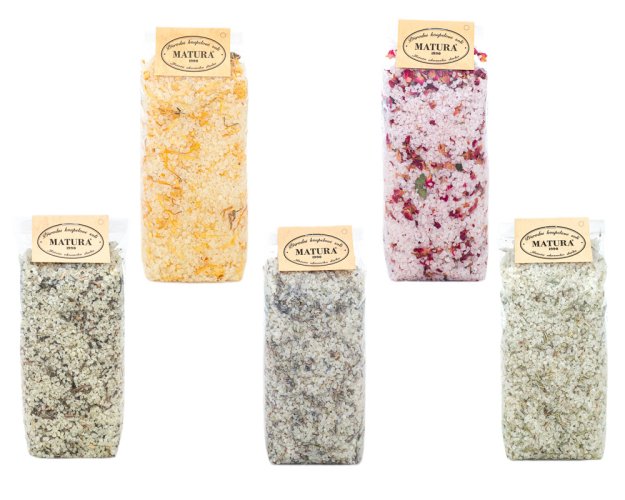 Prírodná kúpeľová soľ Matura - sada veľká