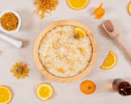 Kúpeľová soľ s nechtíkom a pomarančom - voľne navážená